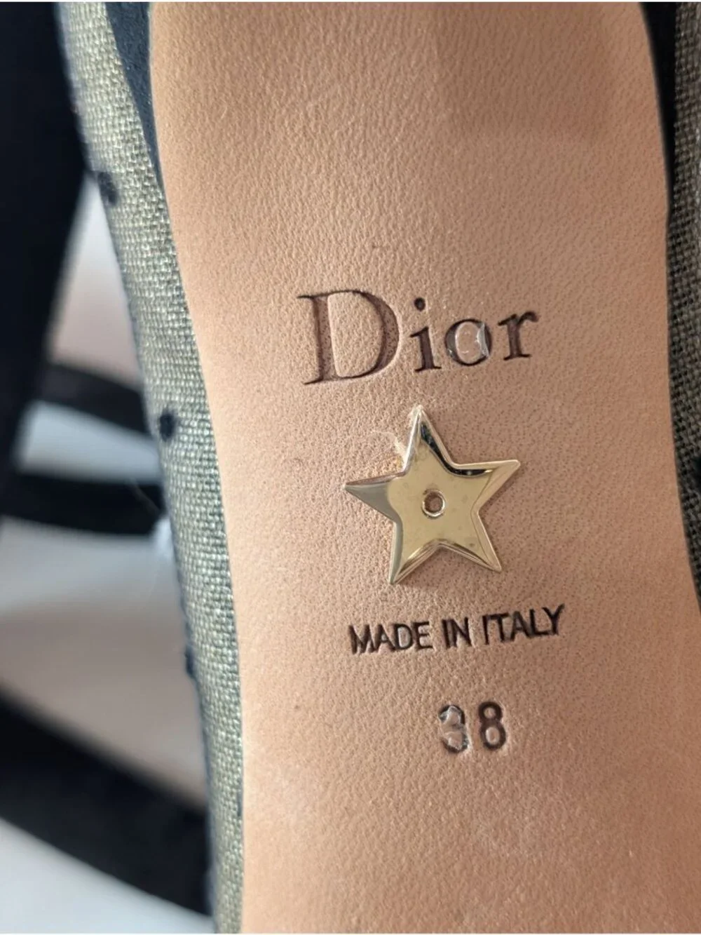 Christian Dior Black Mesh Suede Polka Dot Kitten Heel Pumps, Size 38